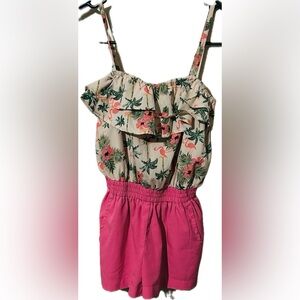 Japna Kids size 8 Flamingo Romper